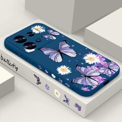 Schmetterling Case Für Xiaomi Redmi Note 14 13 Pro 13T Poco X6 F6 Pro Handyhülle