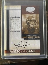 Terrell Thomas auto memo RC rare #’ed 7/10!!!!! 