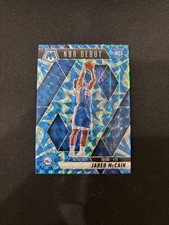 2024-25 Panini Mosaic Jared McCain #263 REACTIVE BLUE NBA DEBUT Rookie RC