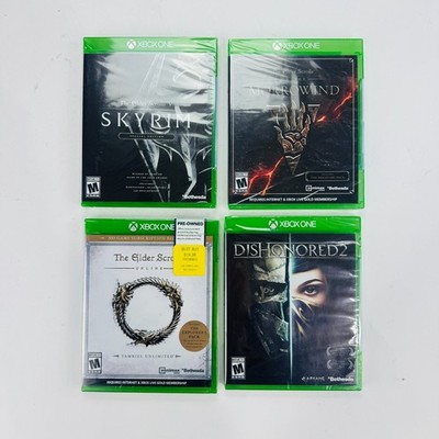 (Lot fo 4) The Elder Scrolls V: Skyrim Special Edition (Xbox One, 2016) 3 NEW