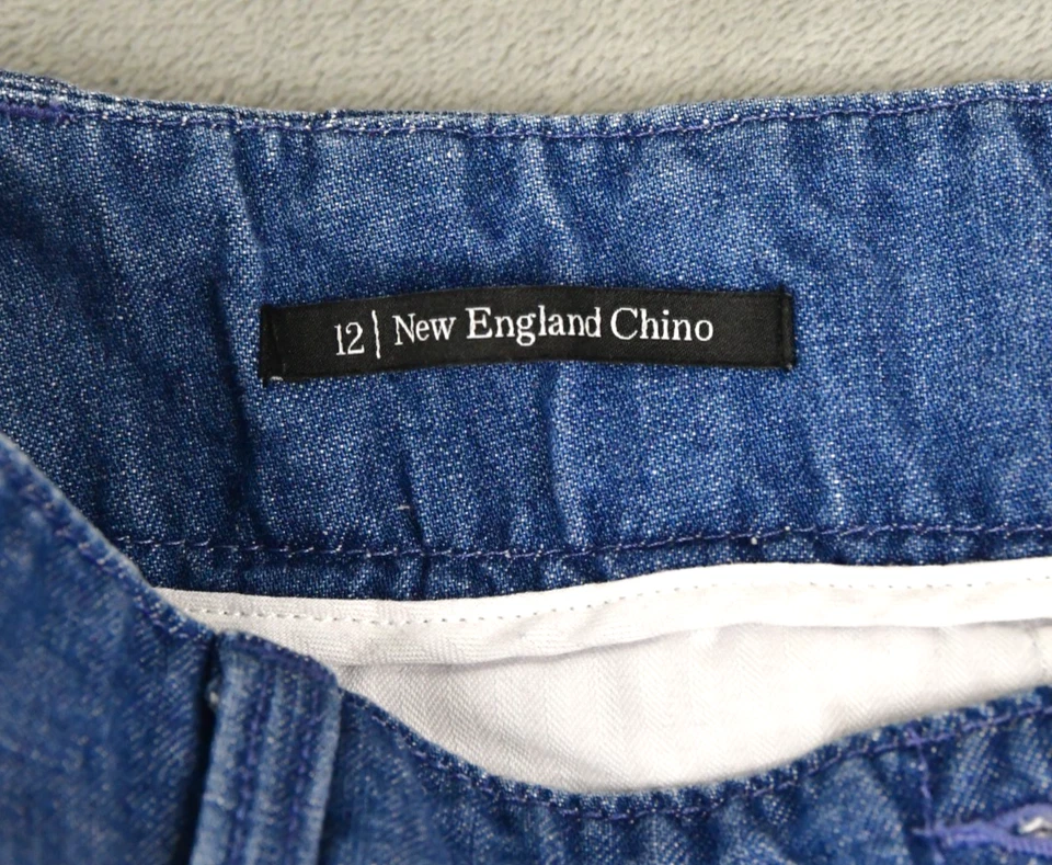 Talbots Jeans Womens 12 (32x28) New England Chino Blue Denim - Image 3 of 4