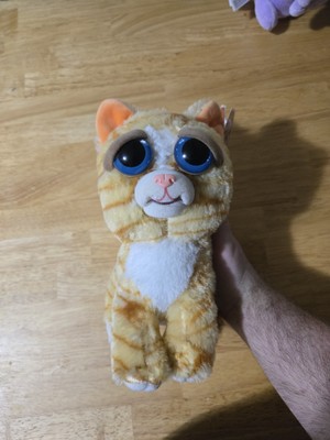Feisty Pets Orange Cat Tabby Princess Pottymouth Evil Grin Plush Figure 2 Faces