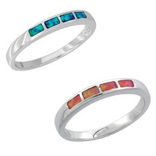 Sterling Silver Opal Ring