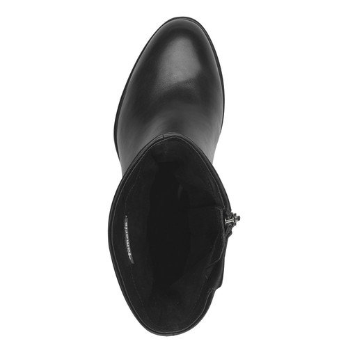 Botas De Mujer Vegan De Cuero Ecológico Negras Con Tacón Medio De 7,5 Cm TAMARIS - Imagen 4 de 5