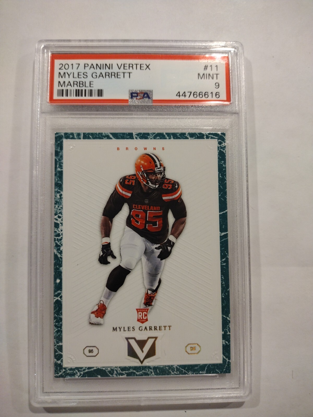 Myles Garrett Panini Vertex #11 Marble
