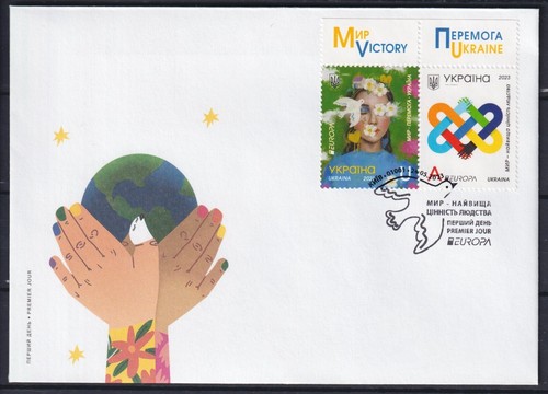 Ukraine 2023 Europa CEPT, Peace - The Highes Value of Humanity FDC
