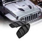 Hood Air Vent Outlet Cover Trim for Jeep Wrangler JK 10th Anniversary 2007-2018