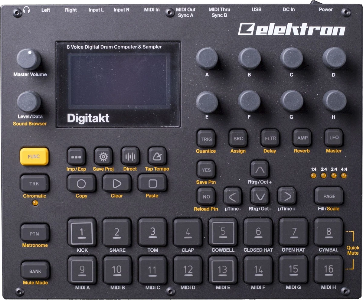Elektron Digitakt Eight Voice Digital Drum Machine and Sampler