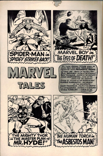 Marvel Tales 14 Giant (rep Amazing Spider-Man 19) Thor, Torch! 1968 VG- - Bild 2 von 16