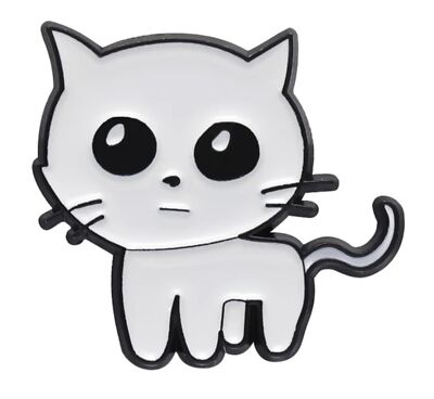 TBH Autism Cat Creature Autistic Meme Yipee Yippee Ears Whiskers Tail Enamel Pin