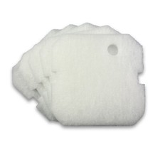 5 x Jebao 402 / 403 External Filter Fine White Poly Pads Foams Aquarium Fish