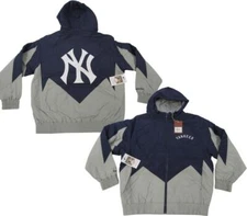 New York Yankees Mens Mitchell & Ness Heavy Weight Full Zip Jacket Coat $200