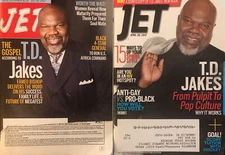 T.D. Jakes 2007, 2012 JET Magazine Lot of 2 Megafest / Not Easily Broken