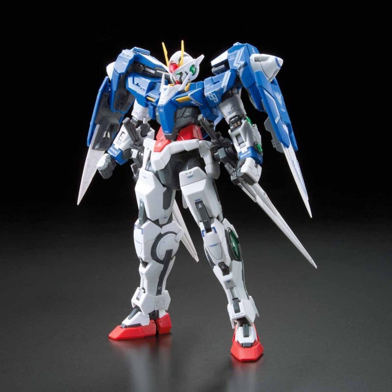 Bandai RG(18) 1/144 Gundam 00 Raiser OO GN-0000+GNR-010 Mobile