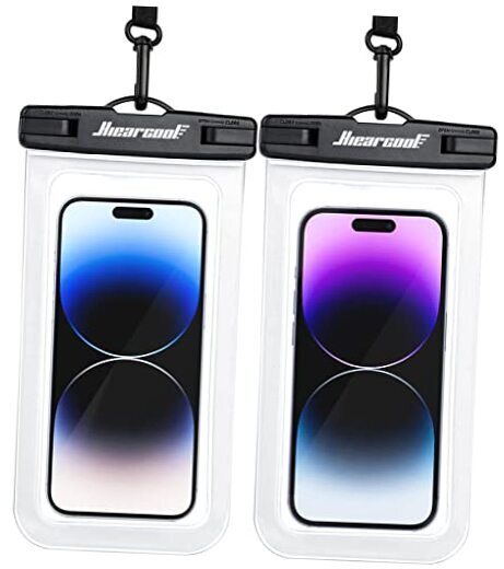 Waterproof Phone Pouch, Waterproof Beach Bag Compatible for Clear & Clear