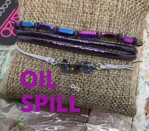 Paparazzi๐ HOLOGRAPHIC HIKE MULTI ๐ฅ OIL SPILL ๐ Urban Bracelet ๐ LQQK - Picture 3 of 9