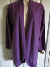 SZ XS Eileen Fisher AFVLT Fine Merino Jersey Long Cardigan NWT 278