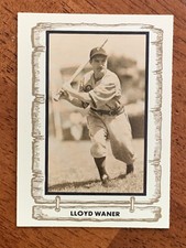 1980 Cramer Baseball Legends #24- Lloyd Waner, Pittsburgh Pirates- HOF