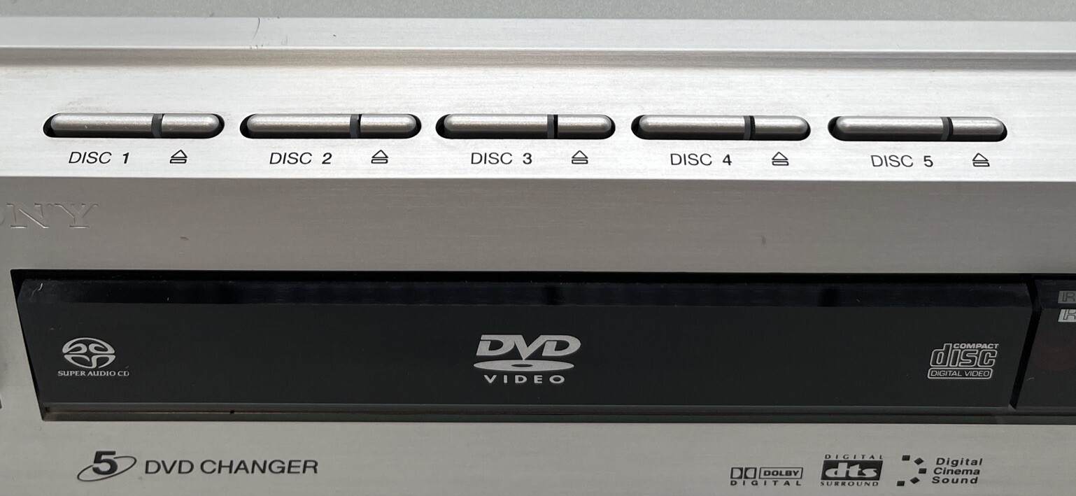 Sony 5-Disc DVD Video Changer Home Theater System Digital Amplifier S-Master