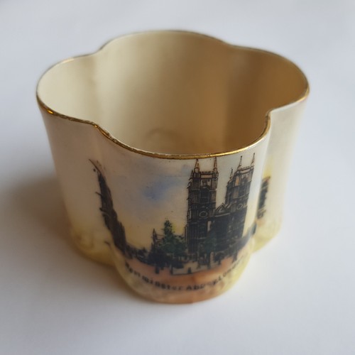 Antique Carlton Ware Ceramic pot Westminster Abbey London WR Stoke England - Picture 17 of 17