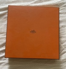 Authentic Hermes empty flat square box&nbsp;10.5 x 10.5 x 1.75 inches