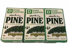 (Pack of 3) Duke Cannon Bar Soap Illegally Cut Pine 10oz Each USA Made
