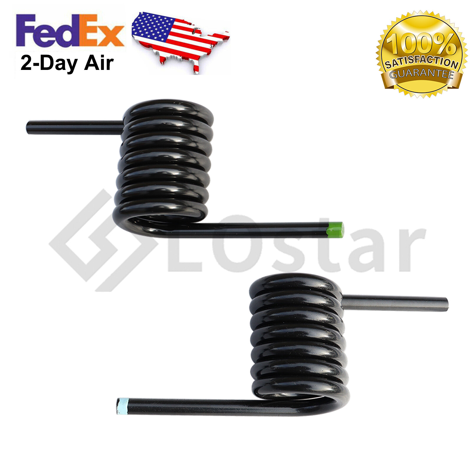 Pair(2) Left and Right Spring Coil of Trailer Heavy Duty Ramp Springs