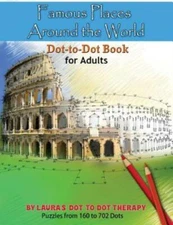 Famous Places Around The World Dot-To Dot Book For Adults