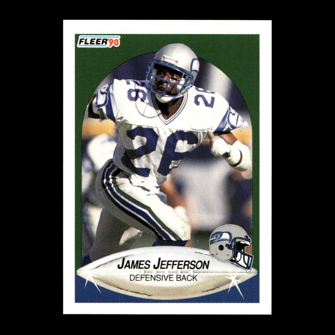 James Jefferson 1990 Fleer Seattle Seahawks #267 R325C 69 | eBay