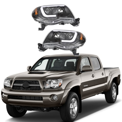 Labwork Right+Left Headlights For 2005-2011 Toyota Tacoma LED Projector Factory - Picture 2 of 11