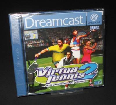 Virtua Tennis 2 SEGA Dreamcast Spiel Neu OVP mit Folie