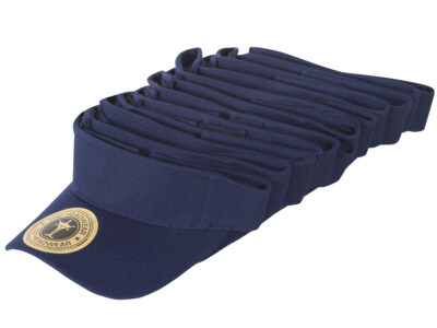 Top Headwear 12 Pack Youth Size Sun Visor Dozen Baseball Softball Caps for Kids