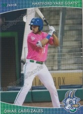 2018 Hartford Yard Goats Omar Carrizales RC Rookie Colorado Rockies VZ