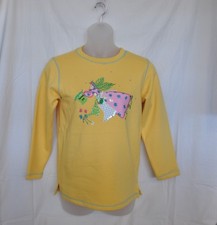 Quacker Factory Fleece Tunic Sweatshirts Size M Yellow