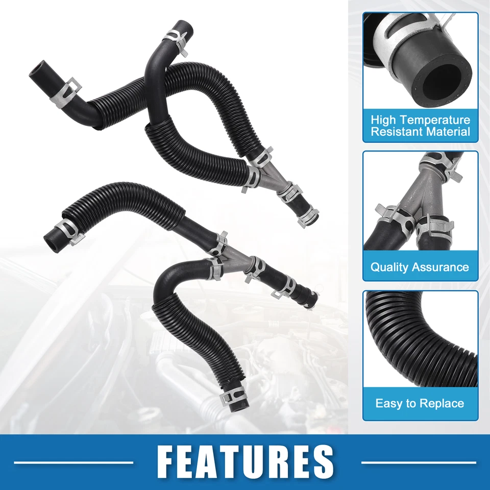Pack (2) Engine Heater Hose Assembly for Dodge Grand Caravan 2008-2009 - Image 3 of 4
