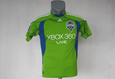 Seattle Sounders FC 2010 Home Jersey Adidas Green Shirt Size Boys