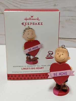 Hallmark Linus's Big Heart Valentine Holiday Ornament Peanuts