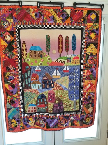 Rug Hooking Craft Paper Pattern DOWN BY THE WATER Folk Art PRIM Karla Gerard - Picture 3 of 3