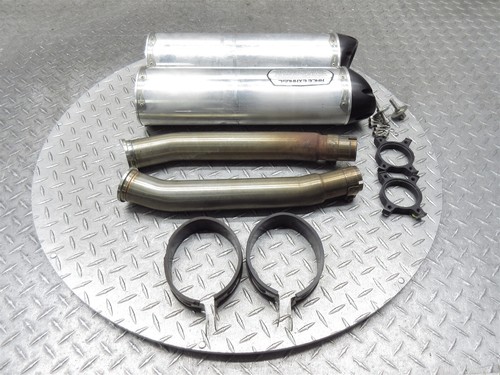 2013 13-16 Suzuki Hayabusa Busa GSXR1300 Two Brothers Racing Exhaust Muffler Set - Picture 14 of 16