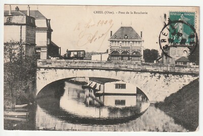 CREIL - Oise - postcard 60 - coupling at the Pont de la Boucherie