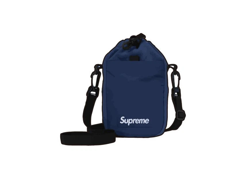 Sac à bandoulière Supreme Polartec bleu marine
