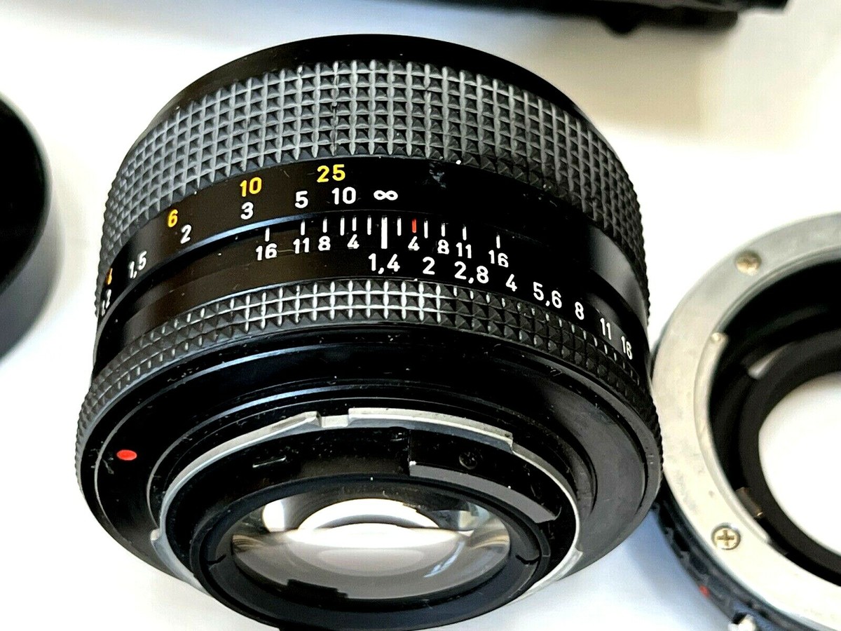 Contax Carl Zeiss Planar T* 50mm F/1.4 Lens CY Mount MMJ From