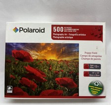 New - Polaroid Poppy Field Jigsaw Puzzle Photography Art 500 Pc