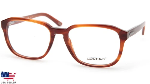 LUXOTTICA LU 3207 C226 LIGHT STRIPED HAVANA EYEGLASSES 54-18-140 DISPLAY MODEL