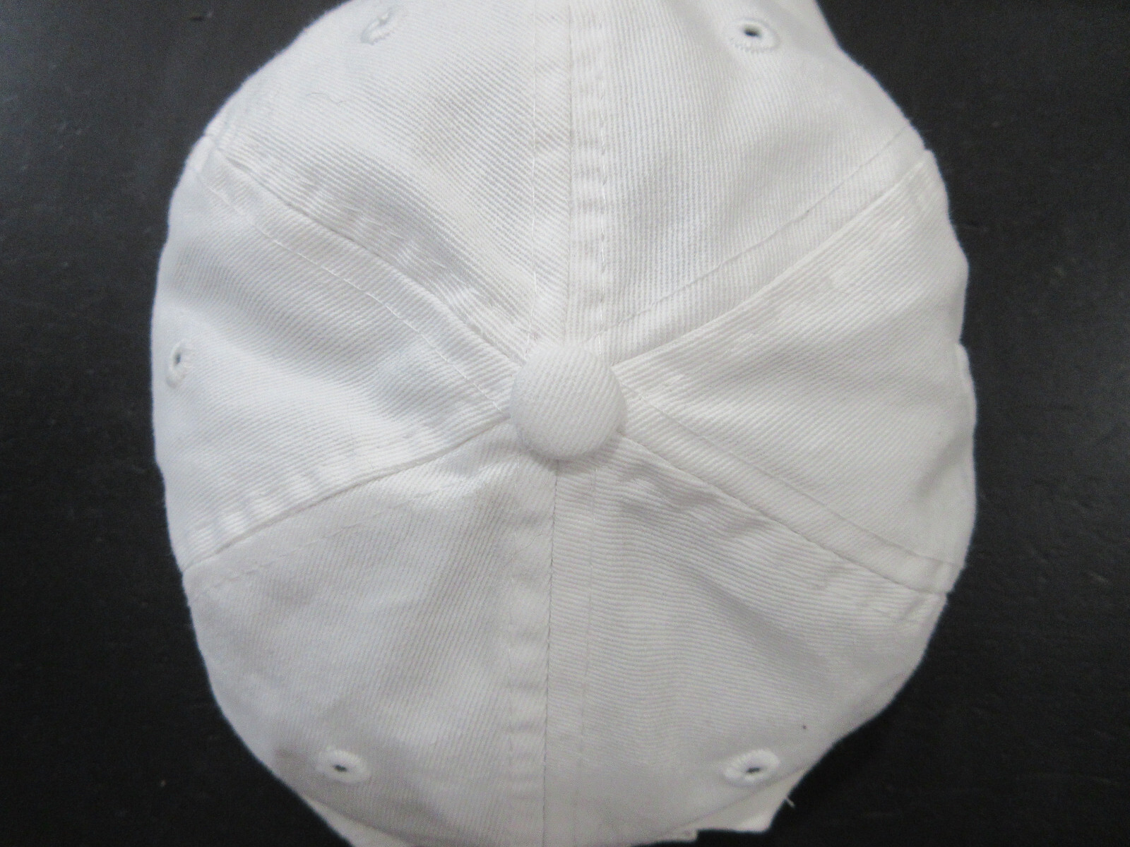 Peter Millar Hat Cap Strap Back White Blue Spell … - image 5