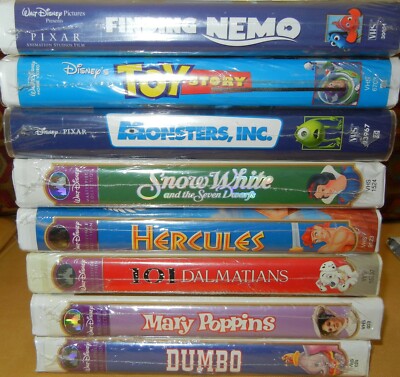 1) DISNEY VHS LOT - MASTERPIECE CLASSICS GOLD COLLECTION -SEALED