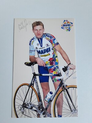 CYCLISME CARTE CYCLISTE PAOLO FORNACIARI équipe MAPEI Quick-step signée EUR 3,49 - FR