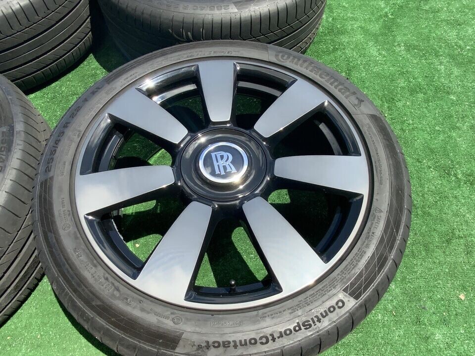 Rolls Royce 22 inch OEM Wheels Tires Caps Cullinan Phantom 8 Set  0220