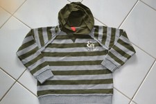 Pullover von Esprit Gr. 140/146 grüngrau gestreift