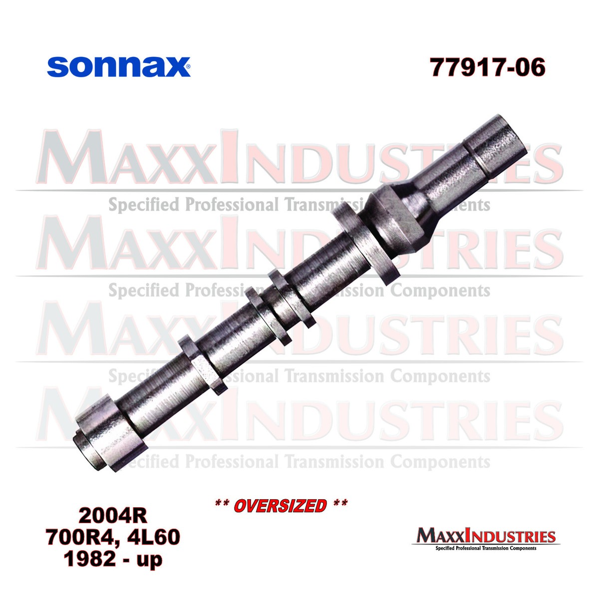 Sonnax 77917-06 700R4 2004R Transmission Pressure Regulator Valve